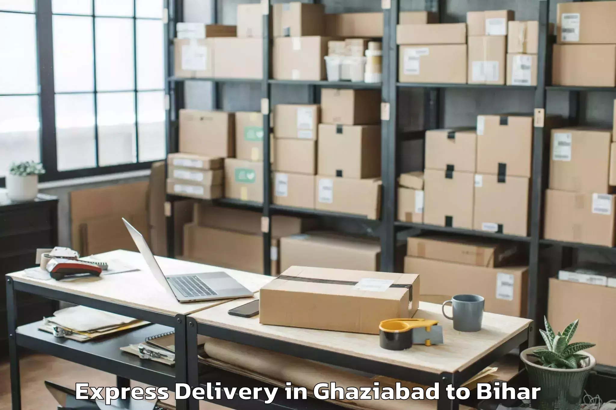 Book Ghaziabad to Cheria Bariarpur Express Delivery